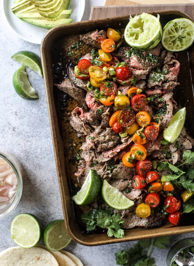 Cilantro Lime Flank Steak How Sweet Eats