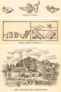 First Latin Lessons Black and White Illustrations Blog Preview