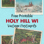 Free Printable Holy Hill Wisconsin Vintage Postcards