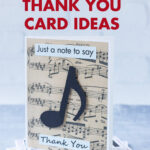 Homemade Music Teacher Thank You Card Ideas