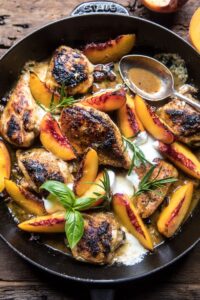 Rosemary Peach Chicken Half Baked Harvest