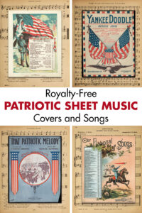 Royalty Free Patriotic Sheet Music Covers and Songs