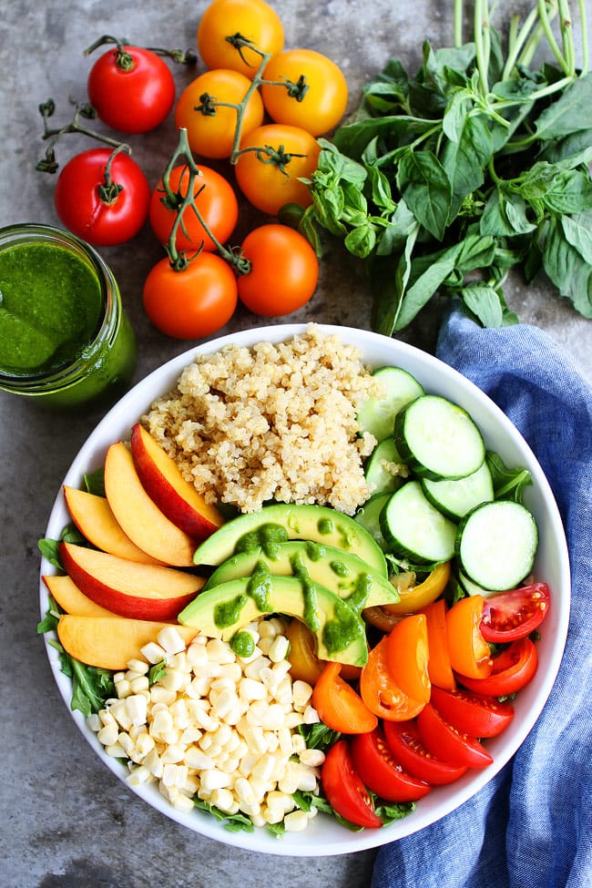 Summer Quinoa Bowl Two Peas and Their Pod