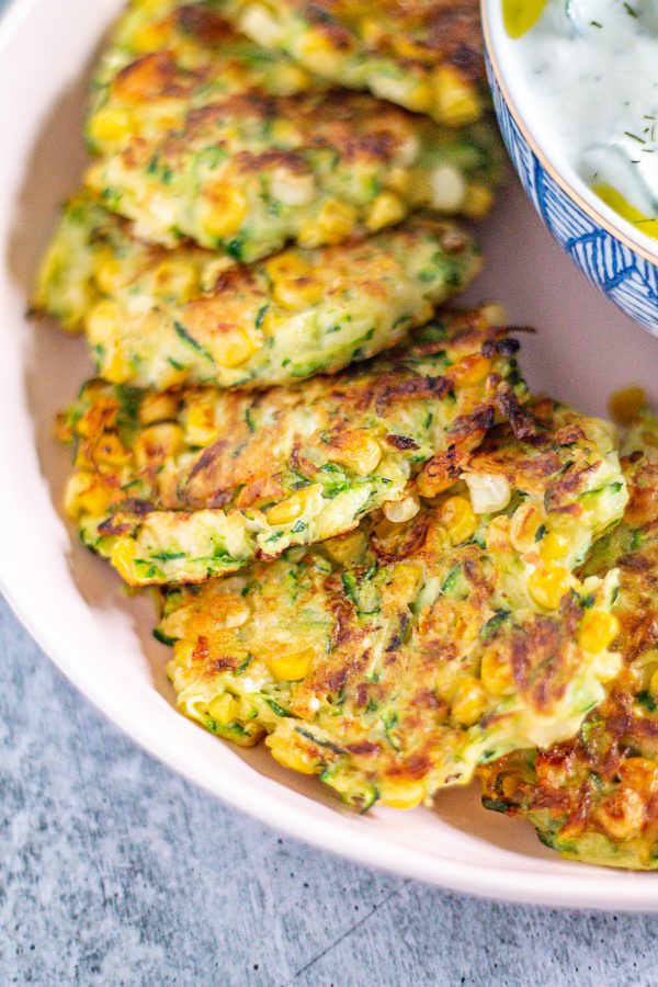 Zucchini and Corn Fritters The Kittchen