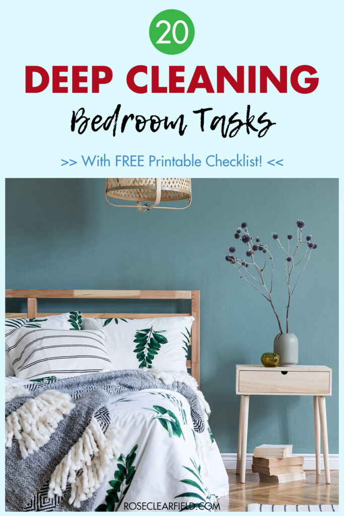 20 Deep Cleaning Bedroom Tasks