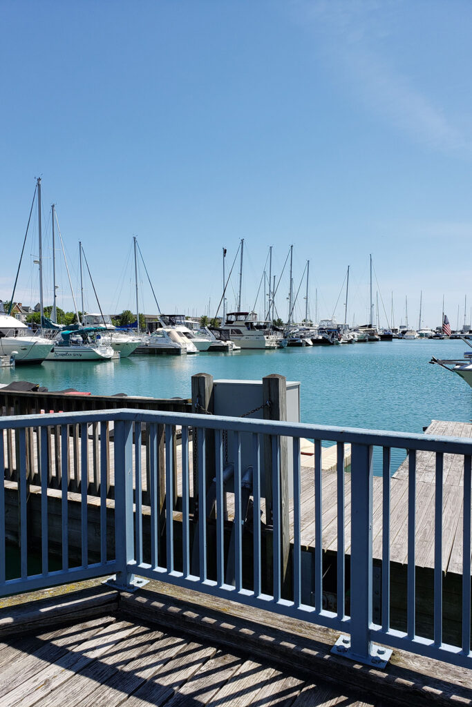 Boat Harbor on Lake Michigan