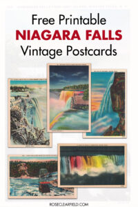 Free Printable Niagara Falls Postcards