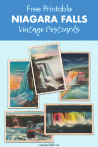 Free Printable Niagara Falls Postcards
