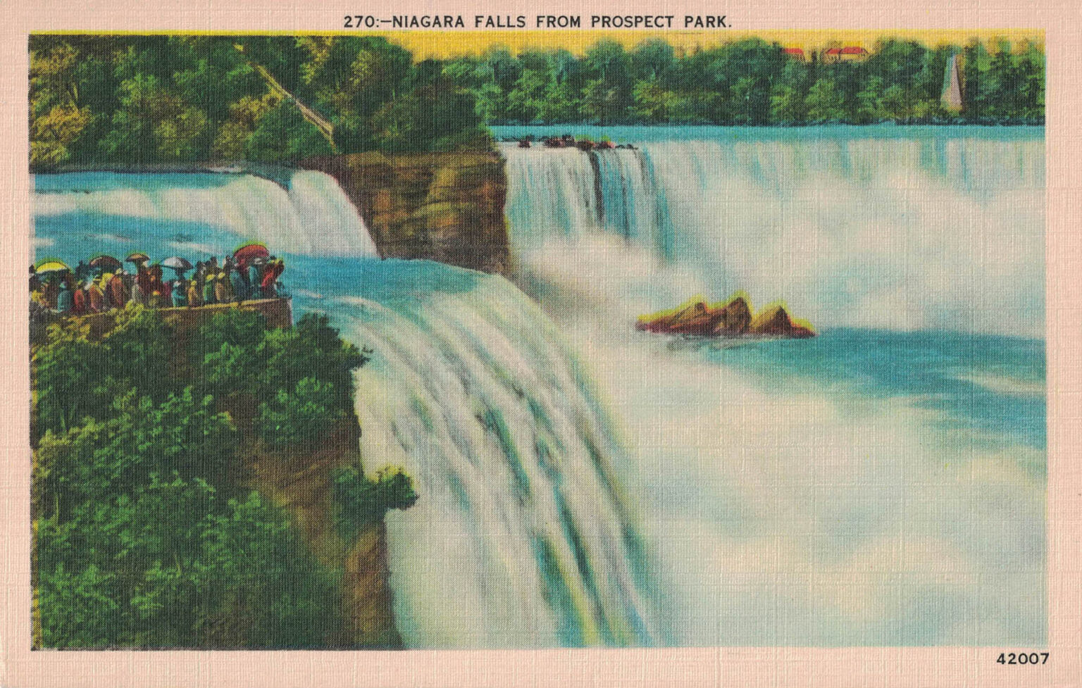 Free Printable Vintage Niagara Falls Postcards • Rose Clearfield