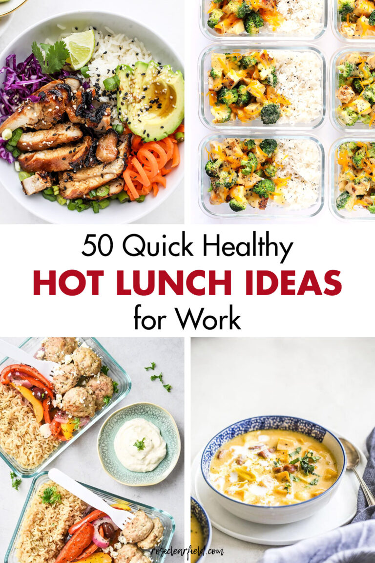 50 Quick Healthy Hot Lunch Ideas For Work Rose Clearfield