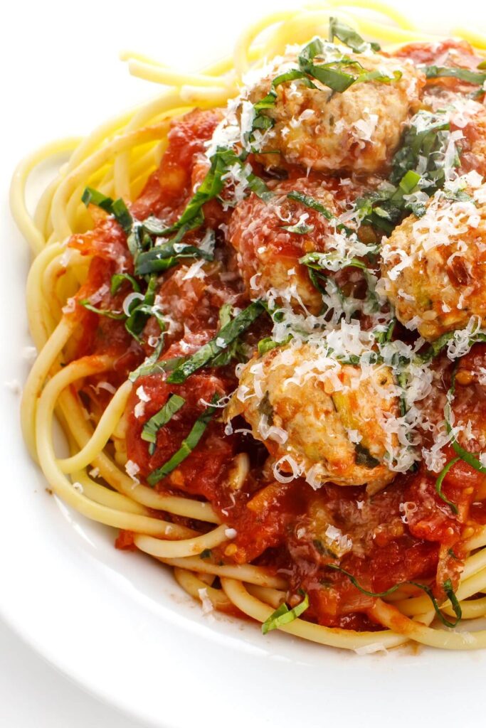 Baked Turkey Zucchini Meatballs The Lemon Bowl