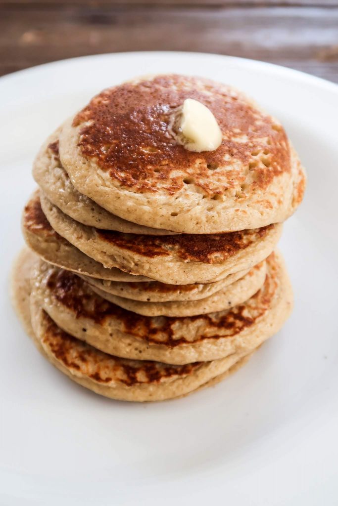 Banana Oatmeal Pancakes Toddler in Action