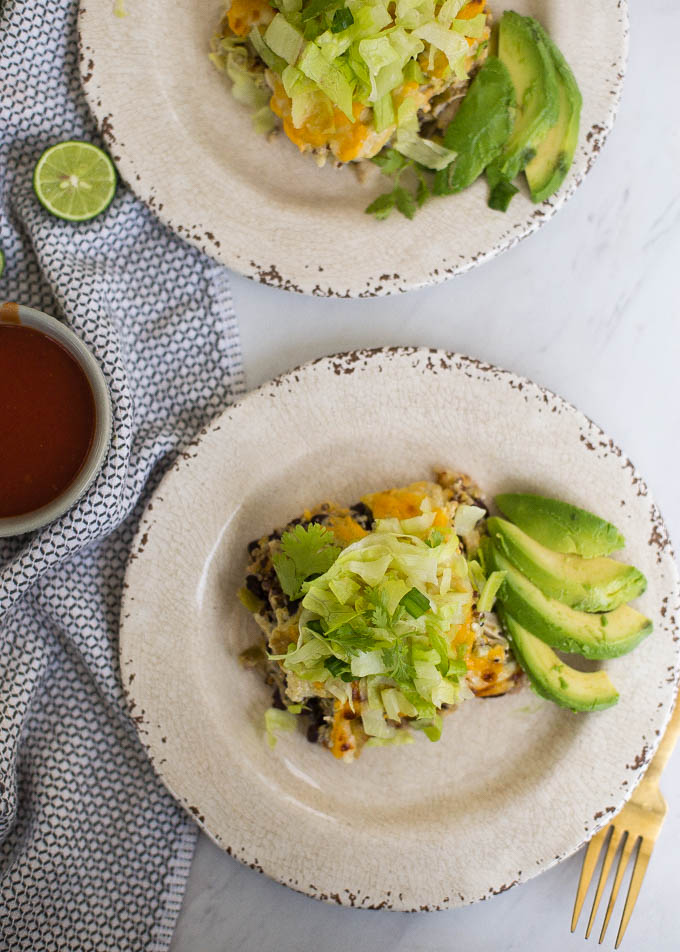 Chicken Quinoa Enchilada Casserole Boys Ahoy