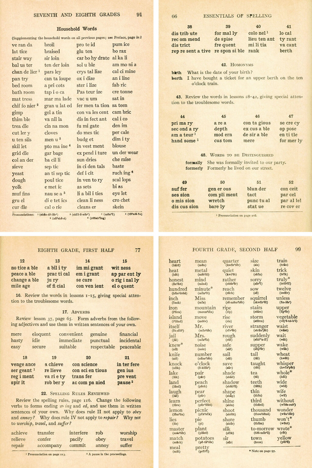 Free Vintage Spelling Textbook Pages Rose Clearfield