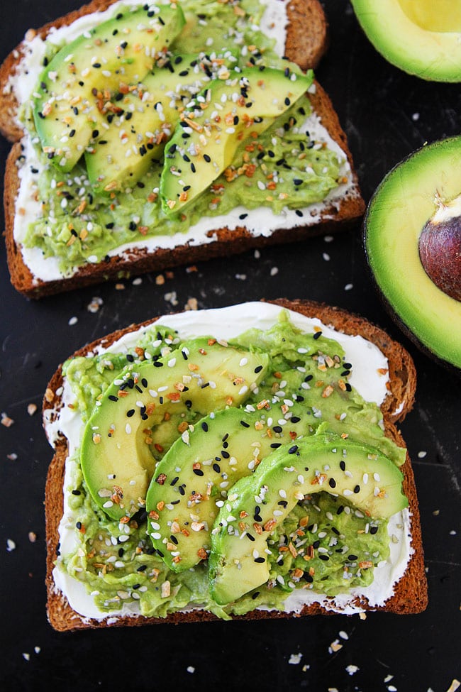 Everything Bagel Avocado Toast Two Peas and Their Pod