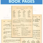 Free Printable Vintage Spelling Book Pages