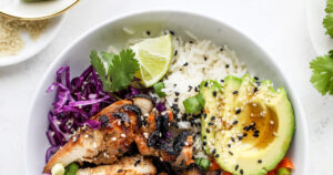 Korean Chicken with Coconut Rice How Sweet Eats