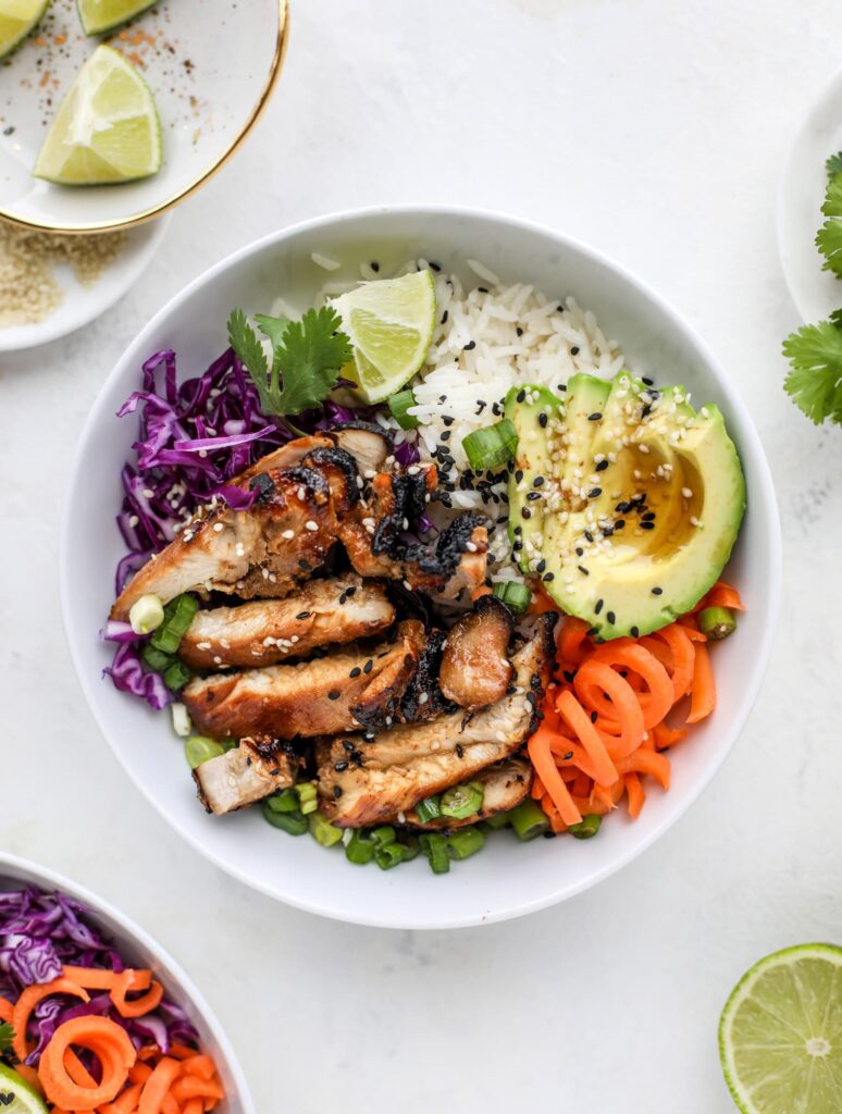 Korean Chicken with Coconut Rice How Sweet Eats