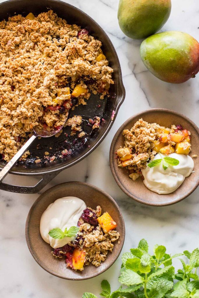 Mango Berry Breakfast Crisp Lovely Little Kitchen