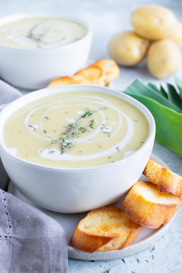 Potato Leek Soup Evolving Table