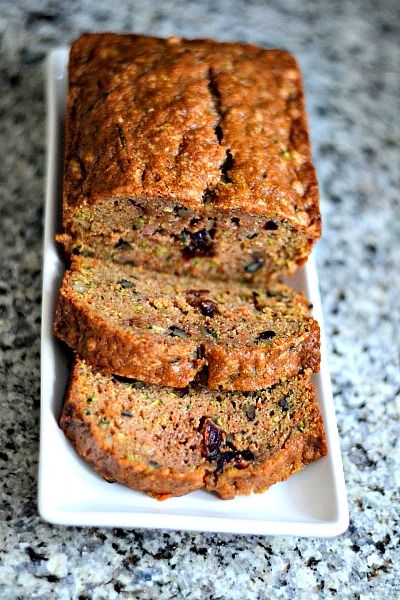 Spiced Zucchini Carrot Bread Peanut Butter Runner