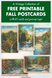 A Vintage Collection of Free Printable Fall Postcards