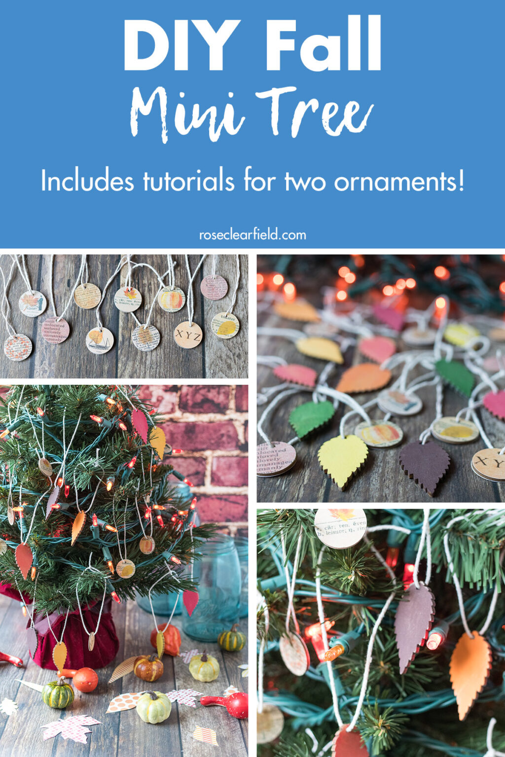 DIY Fall Mini Tree • Rose Clearfield