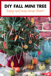 DIY Fall Mini Tree Easy Autumn Home Decor