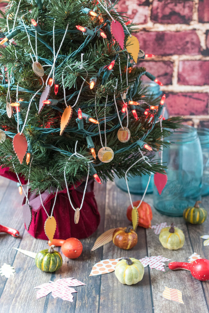 DIY Fall Mini Tree