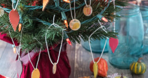 DIY Fall Mini Tree
