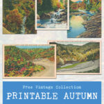 Free Vintage Collection Printable Autumn Postcards