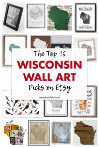 The Top 16 Wisconsin Wall Art Picks on Etsy