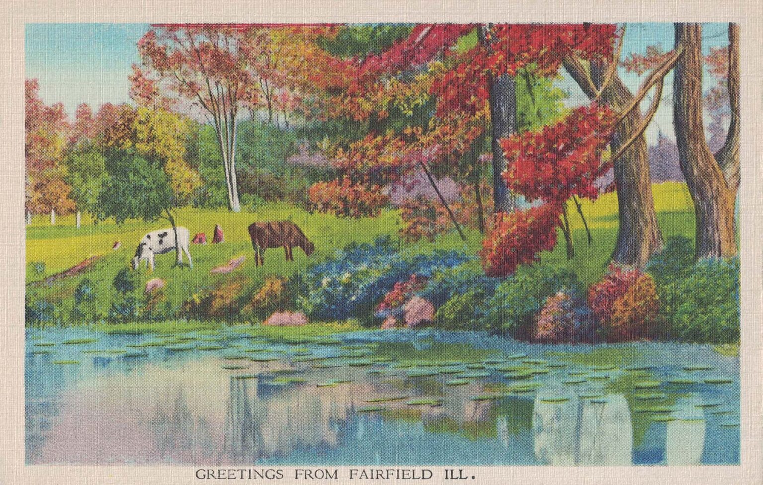 Free Printable Vintage Autumn Postcards [with ATC Cards and Journal