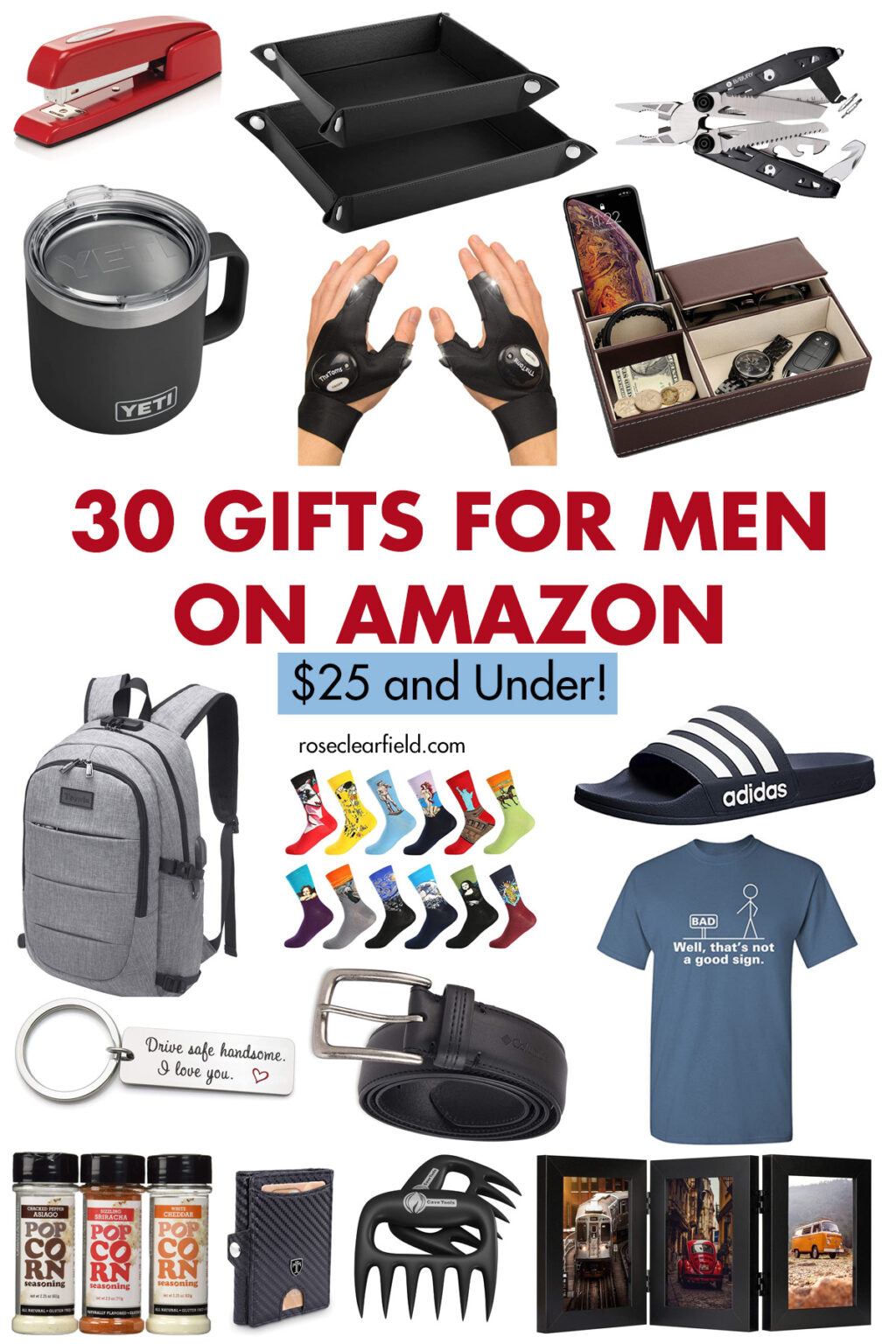 30 Gifts for Men on Amazon 25 and Under Rose Clearfield