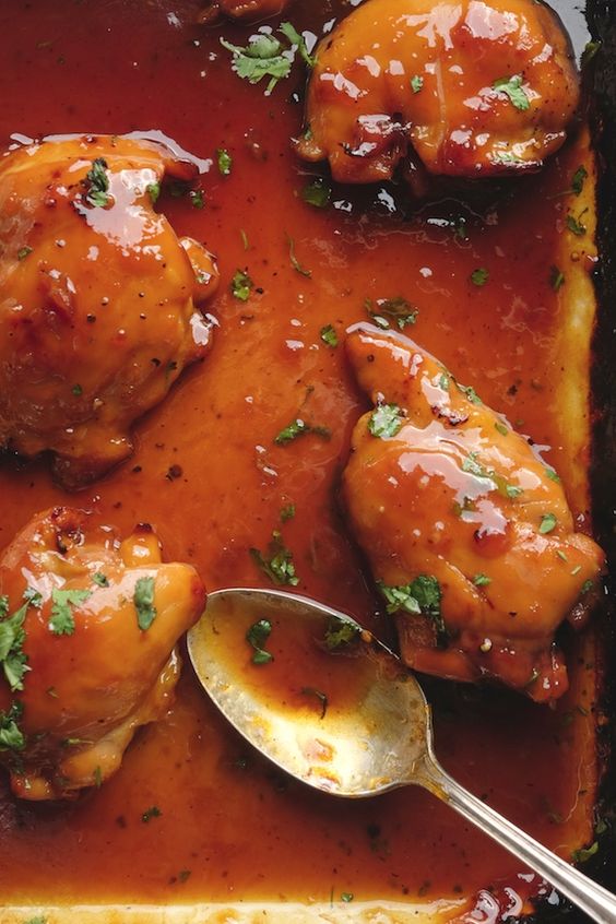 Apricot Glazed Chicken Shutterbean