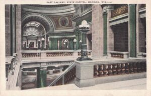 Vintage Postcard Madison Capitol East Gallery