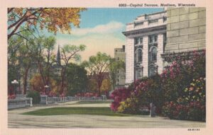 Vintage Postcard Madison Capitol Terrace