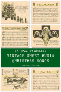 13 Free Printable Vintage Sheet Music Christmas Songs