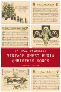 13 Free Printable Vintage Sheet Music Christmas Songs