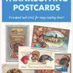 14 Free Vintage Thanksgiving Postcards