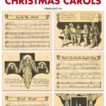 Free Printable Vintage Beginner Piano Christmas Carols