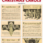 Free Printable Vintage Beginner Piano Christmas Carols