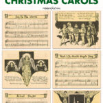 Free Printable Vintage Beginner Piano Christmas Carols