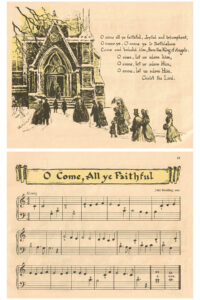 Vintage Beginner Piano Christmas Carols O Come All Ye Faithful Preview