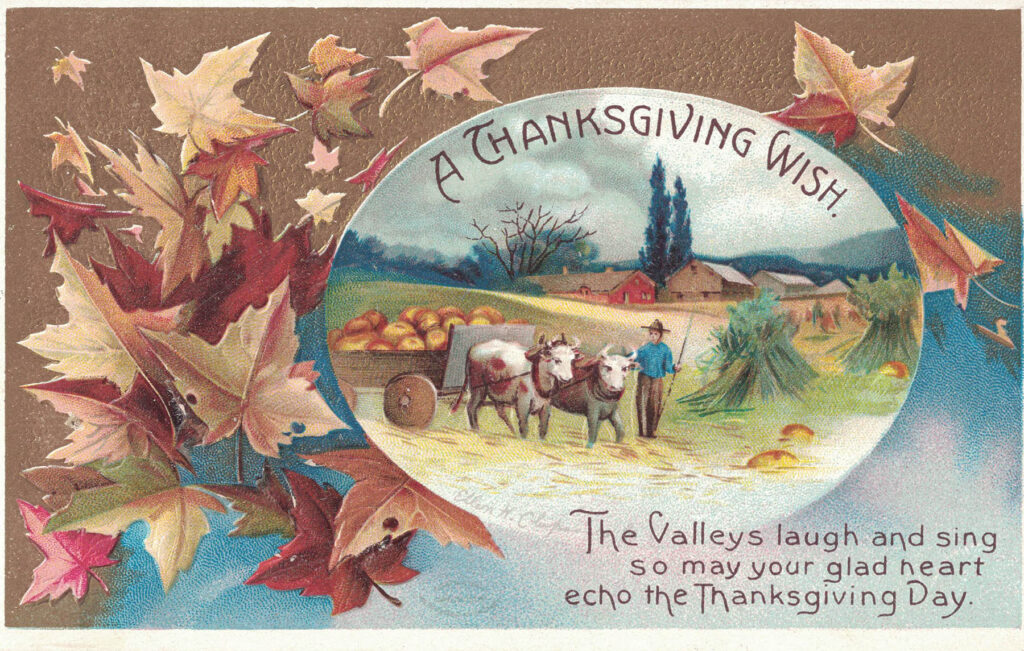 Free Printable Vintage Thanksgiving Postcards • Rose Clearfield