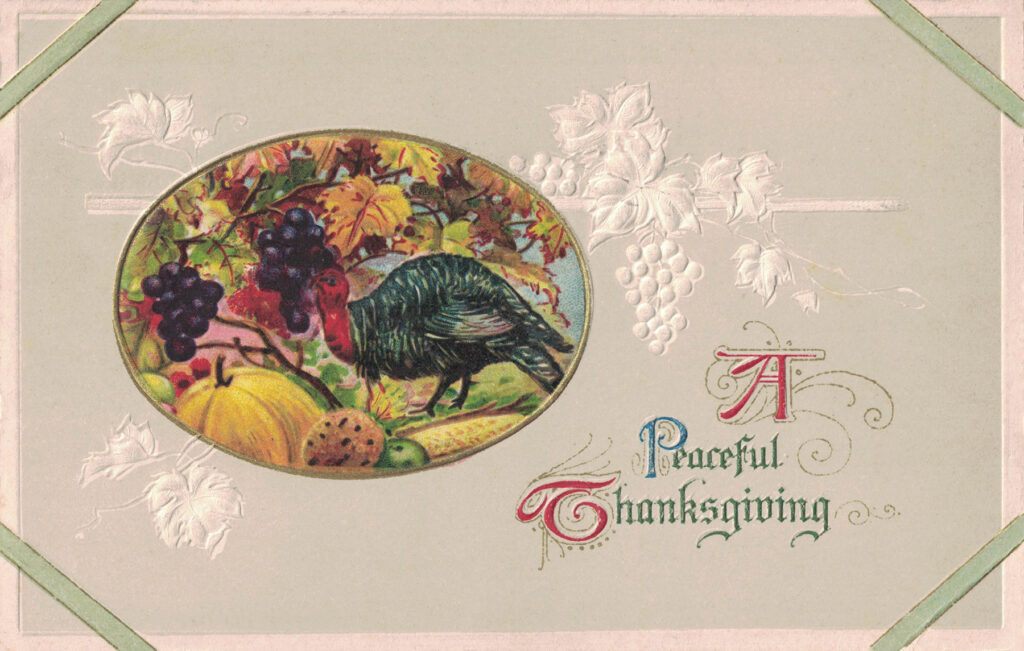 Free Printable Vintage Thanksgiving Postcards • Rose Clearfield
