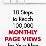 10 Steps to Reach 100,000 Monthly Page Views for Your Blog