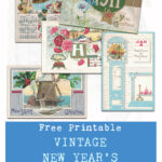 Free Printable Vintage New Year's Postcard Collection