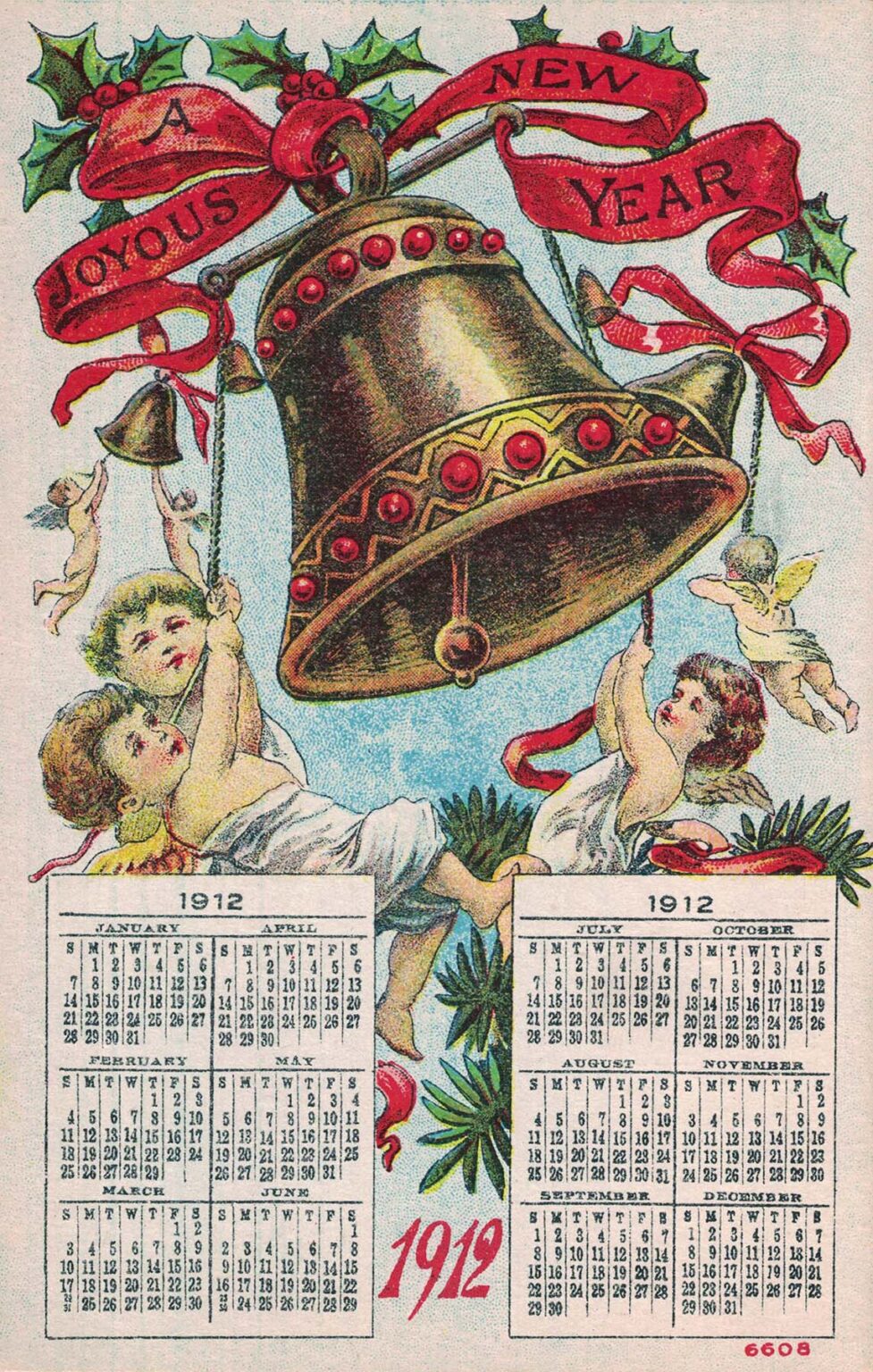 Free Printable Vintage New Year's Postcards • Rose Clearfield