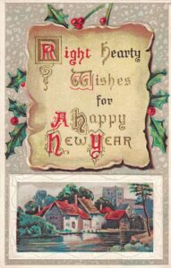 Vintage Postcard New Year's